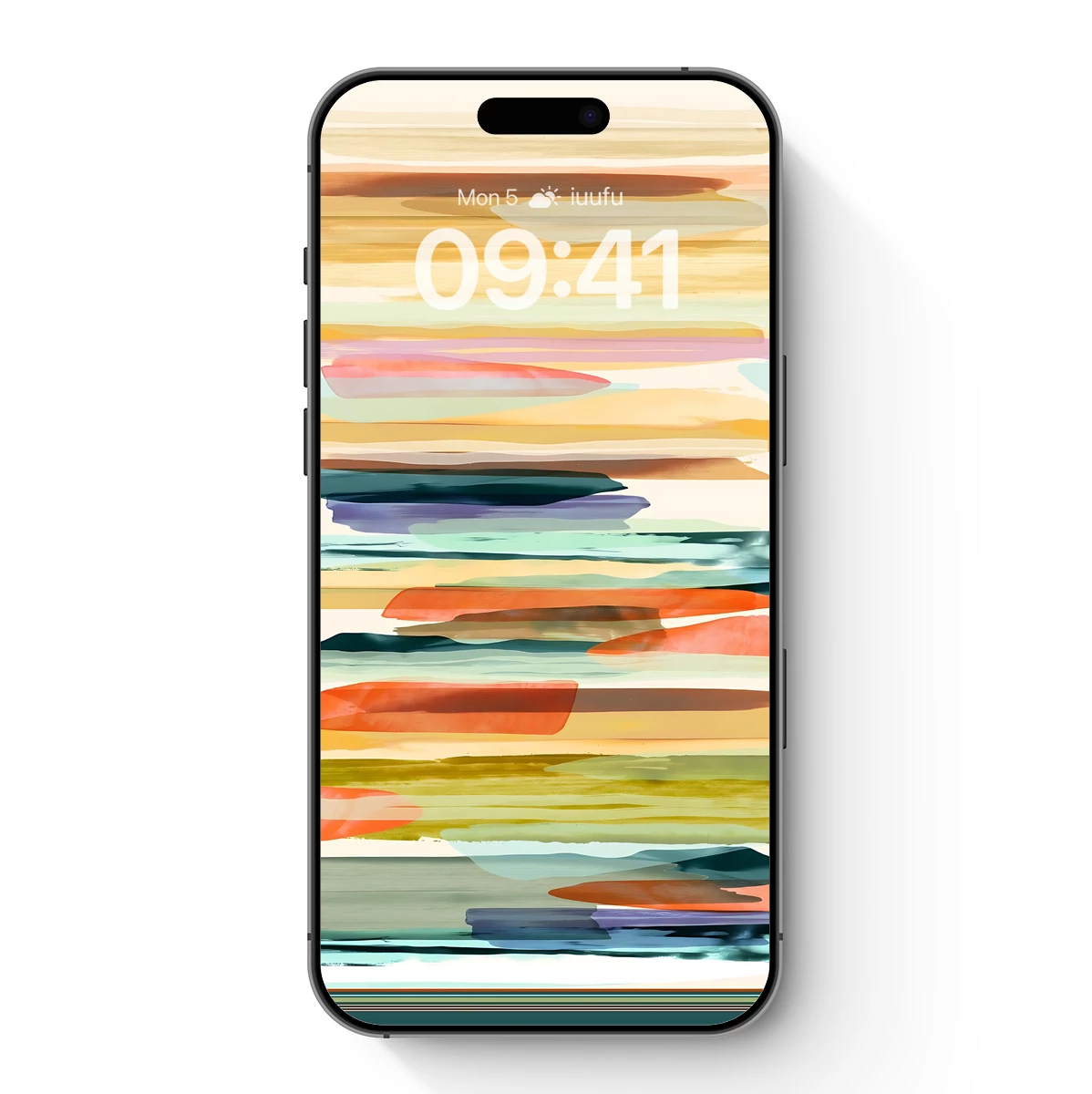 Abstract Brushstroke Symphony