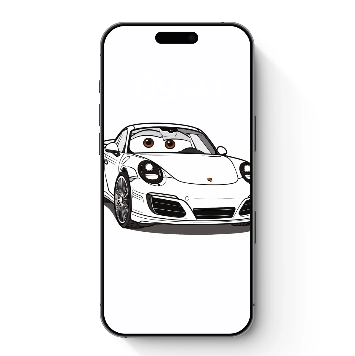 Cartoon Porsche: Speed with Personality