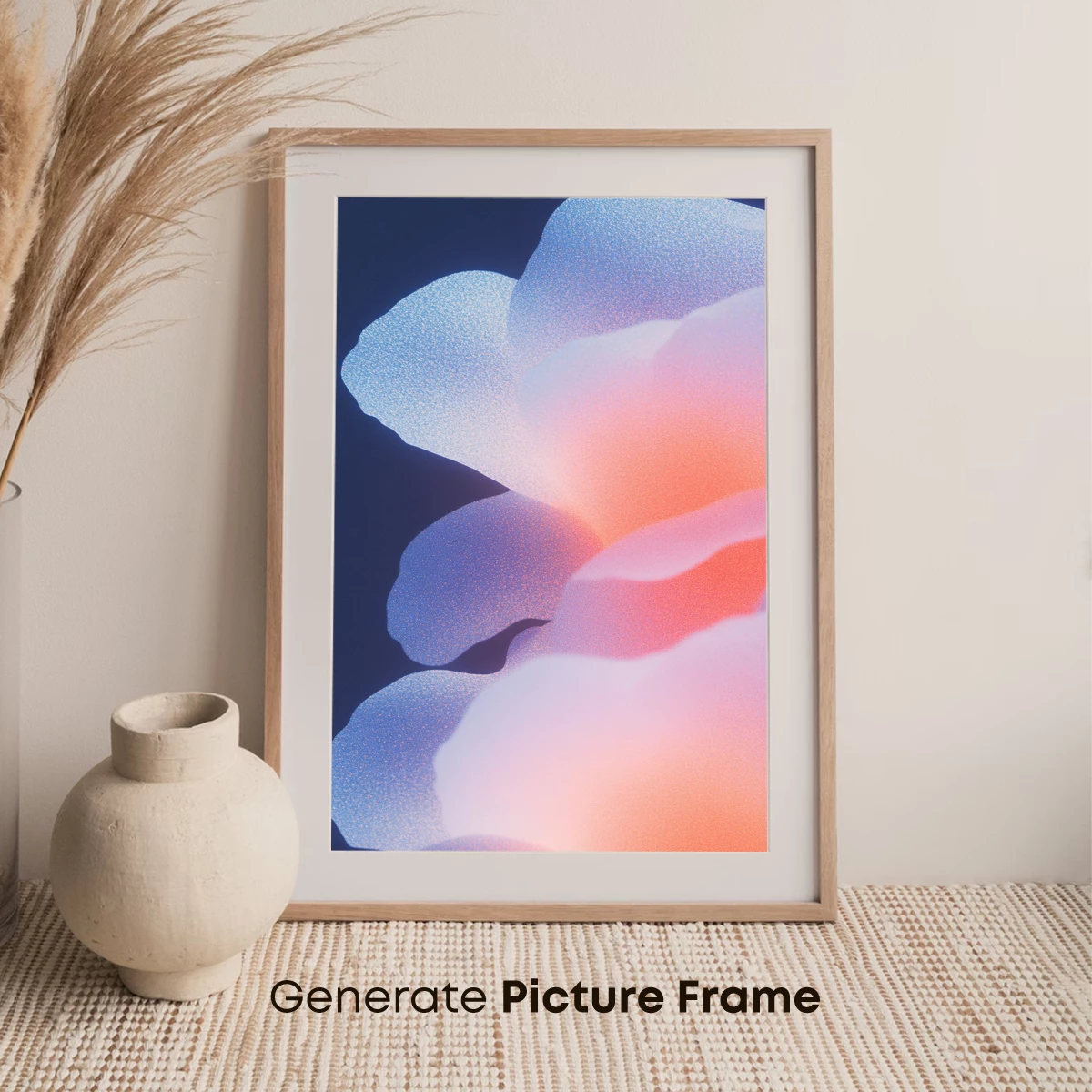 Glittering Petal Symphony: Abstract Floral Artistry - Image 7
