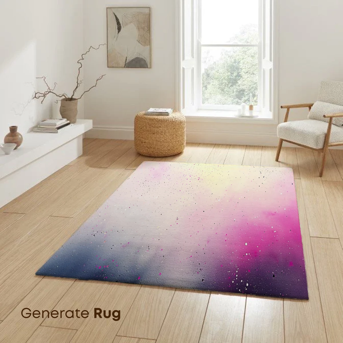 Cosmic Dawn: Gradient Nebula with Starry Sprinkles - Image 6
