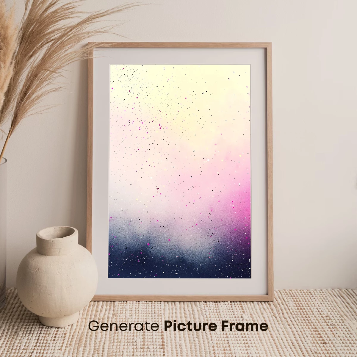 Cosmic Dawn: Gradient Nebula with Starry Sprinkles - Image 7