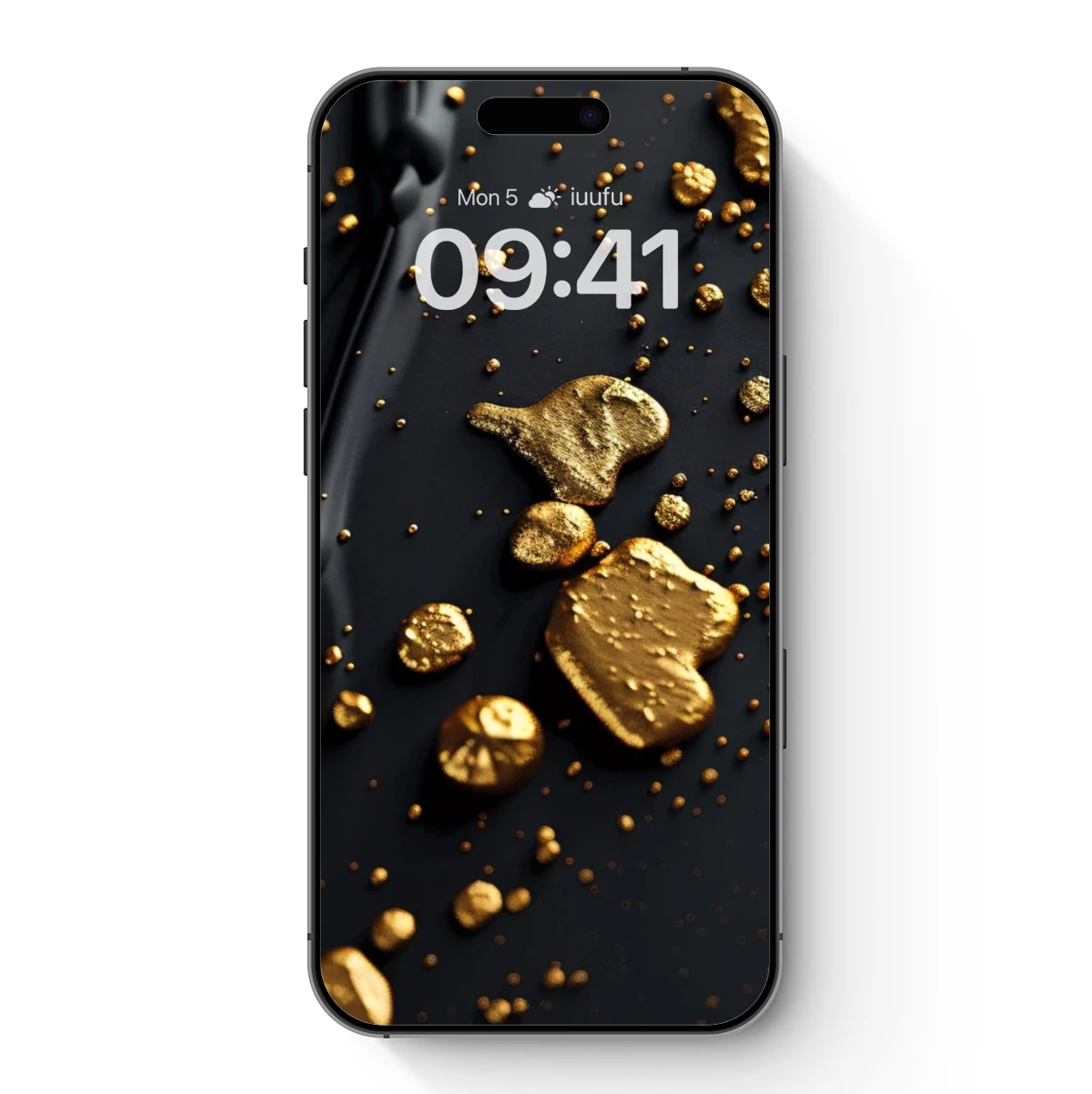 Golden Flecks on Midnight Canvas Golden Flecks on Midnight Canvas