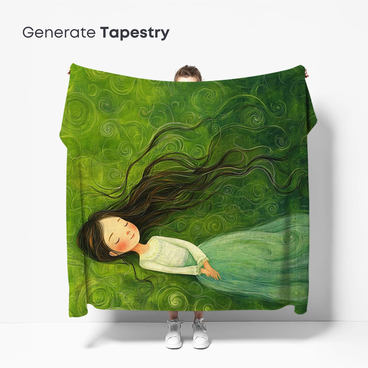 Dreaming in Verdant Whirls: A Surreal Slumber - Image 5