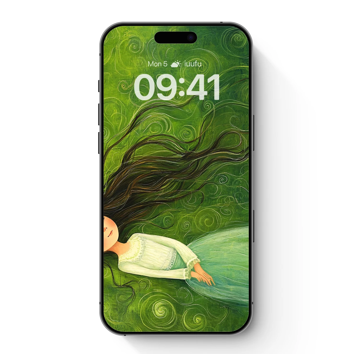Dreaming in Verdant Whirls: A Surreal Slumber
