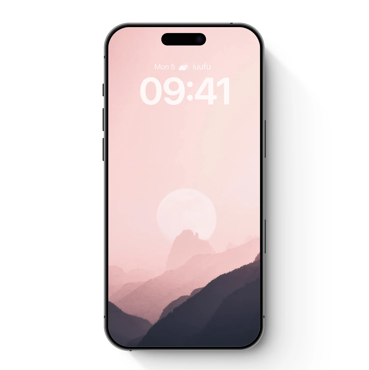 Ethereal Moonrise Over Misty Peaks