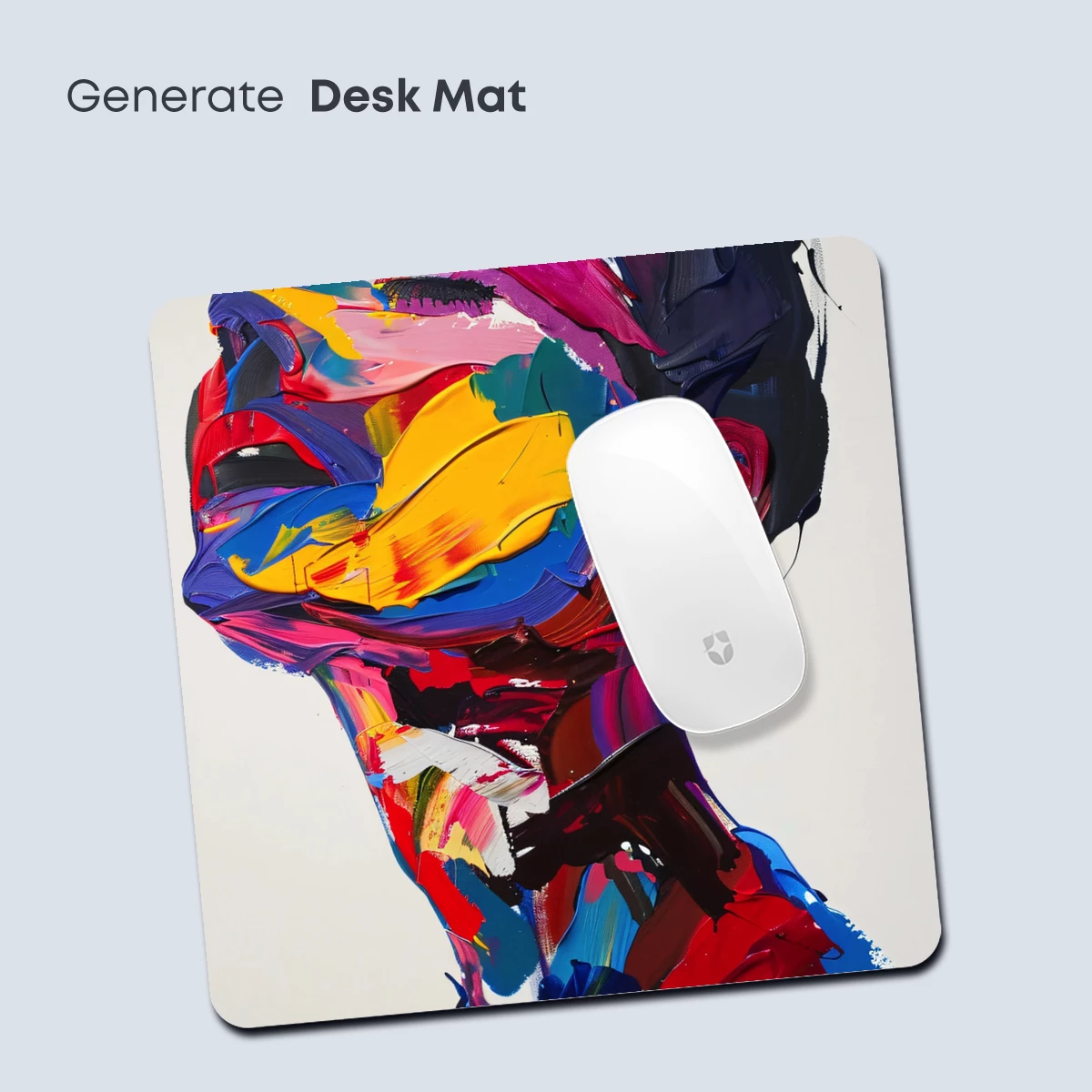 Vibrant Abstract Portrait: Colorful Expressionism - Image 4