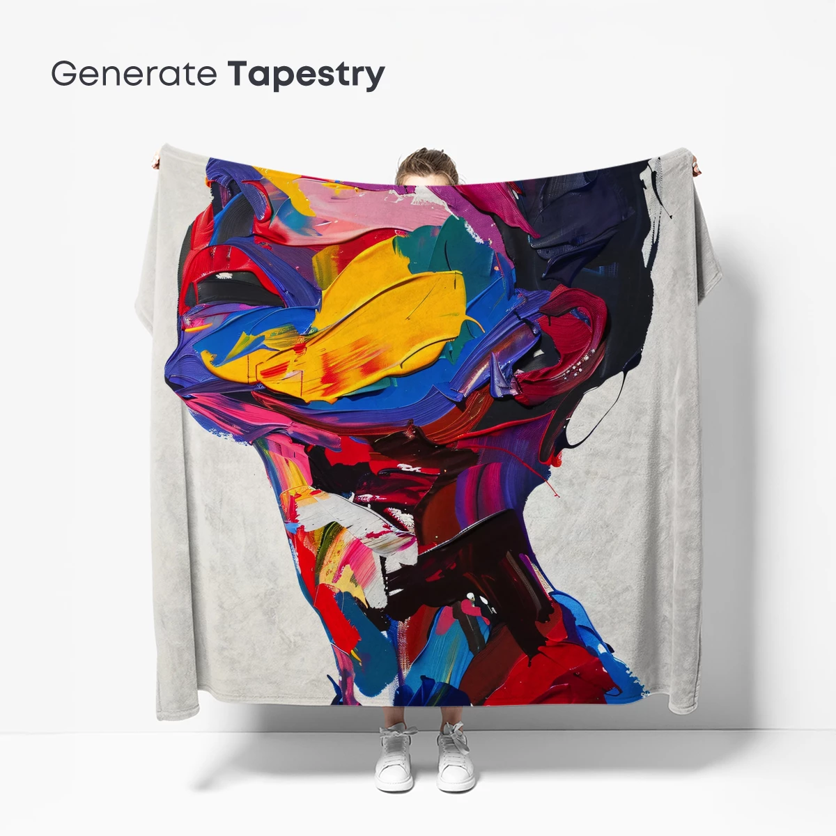 Vibrant Abstract Portrait: Colorful Expressionism - Image 5