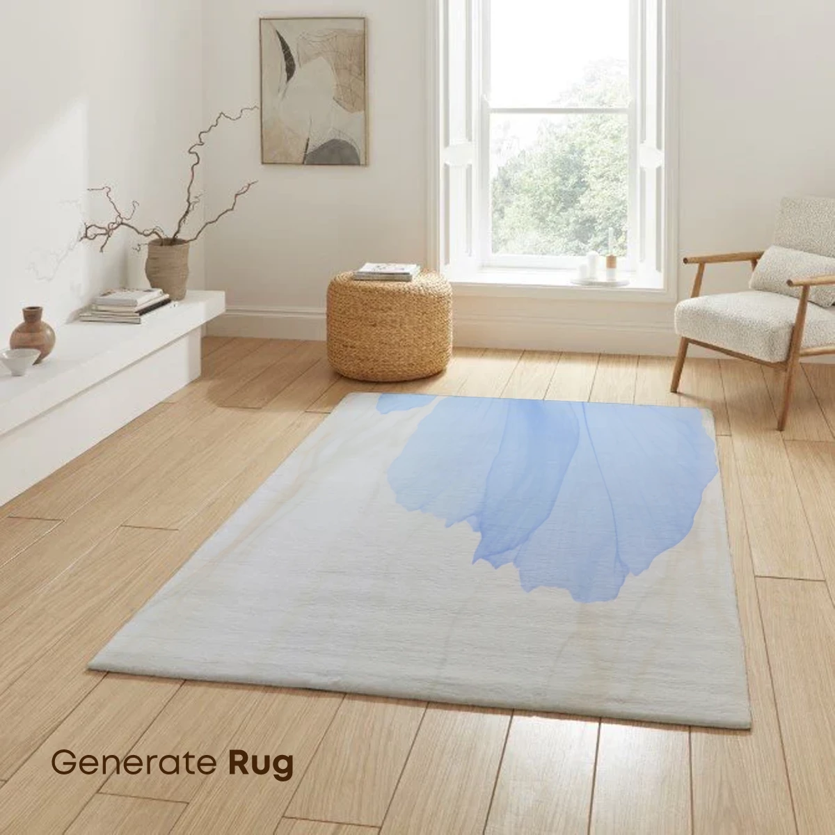 Ethereal Blue Blossoms: Watercolor Floral Artistry - Image 6