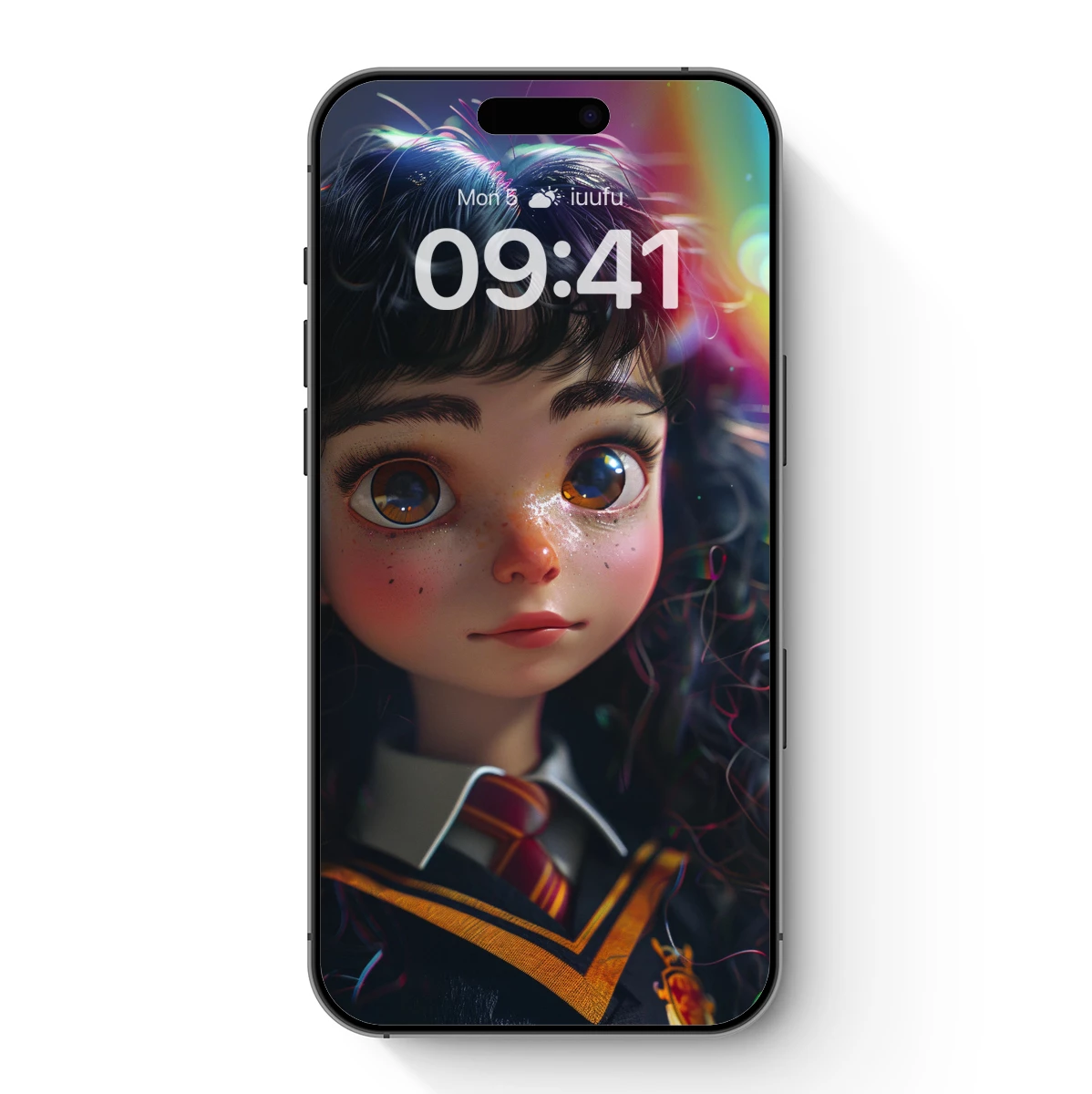 Enchanted Wizardry: Vibrant Eyes and Magical Uniform