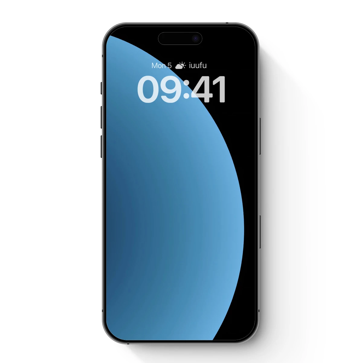 Ethereal Blue Sphere: A Study in Gradient Solitude