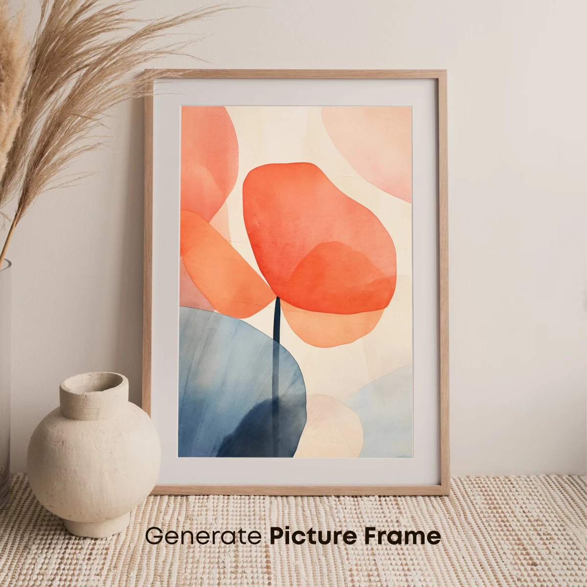 Abstract Floral Fusion: Modern Artistry in Bloom - Image 7