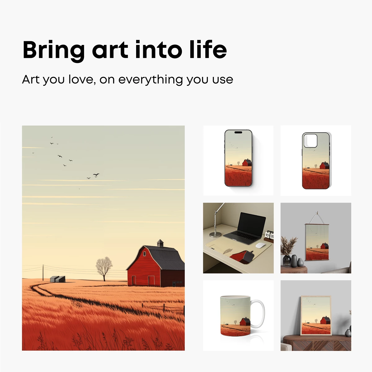 Autumnal Barn Serenity - Image 2