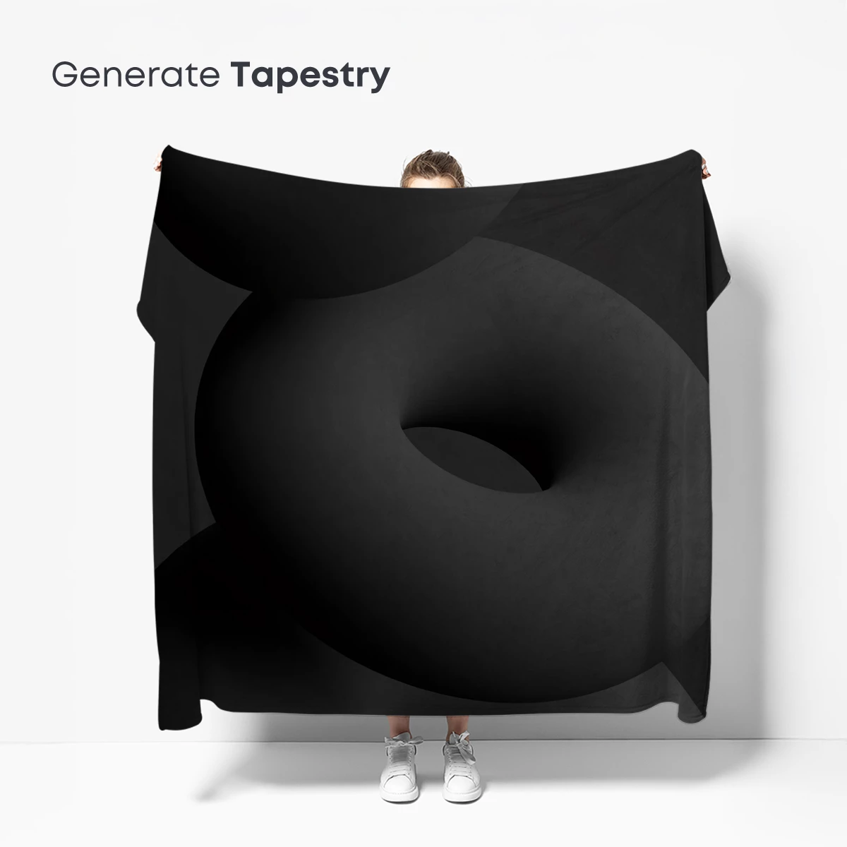 Ethereal Black Toroids: A Study in Shadow and Form - Image 5