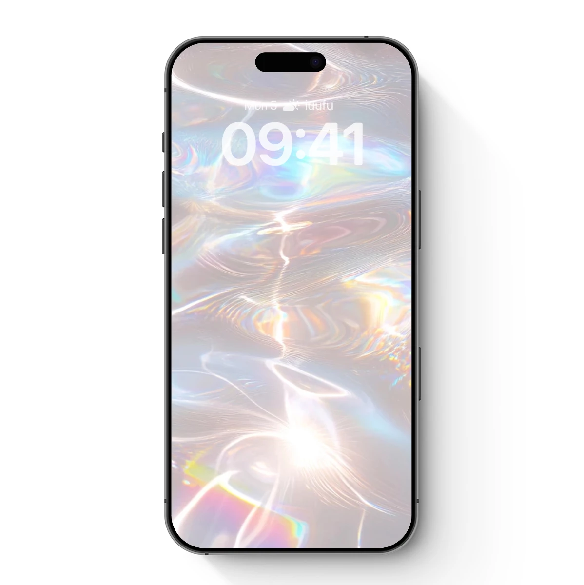 Iridescent Water Mirage: Digital Fluid Art