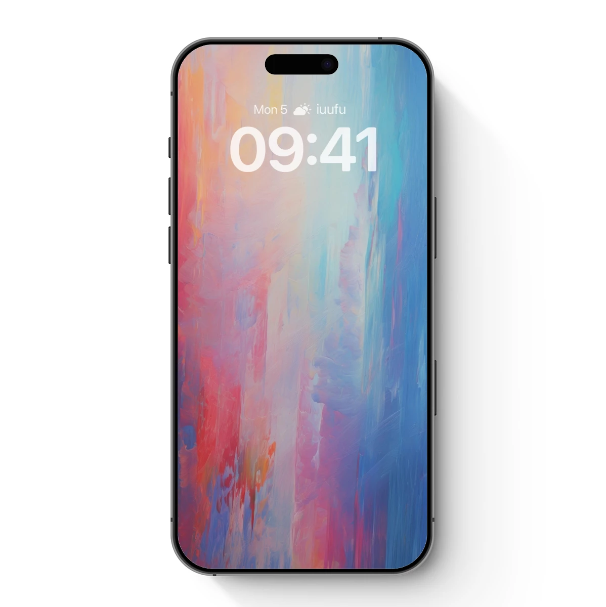 Abstract Fusion: Warm Reds Meet Cool Blues