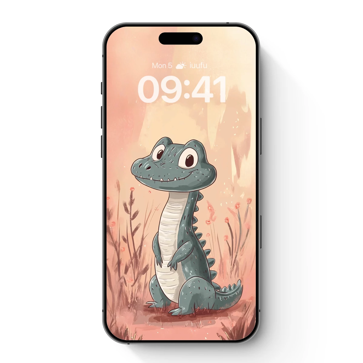 Charming Croc in Pastel Paradise