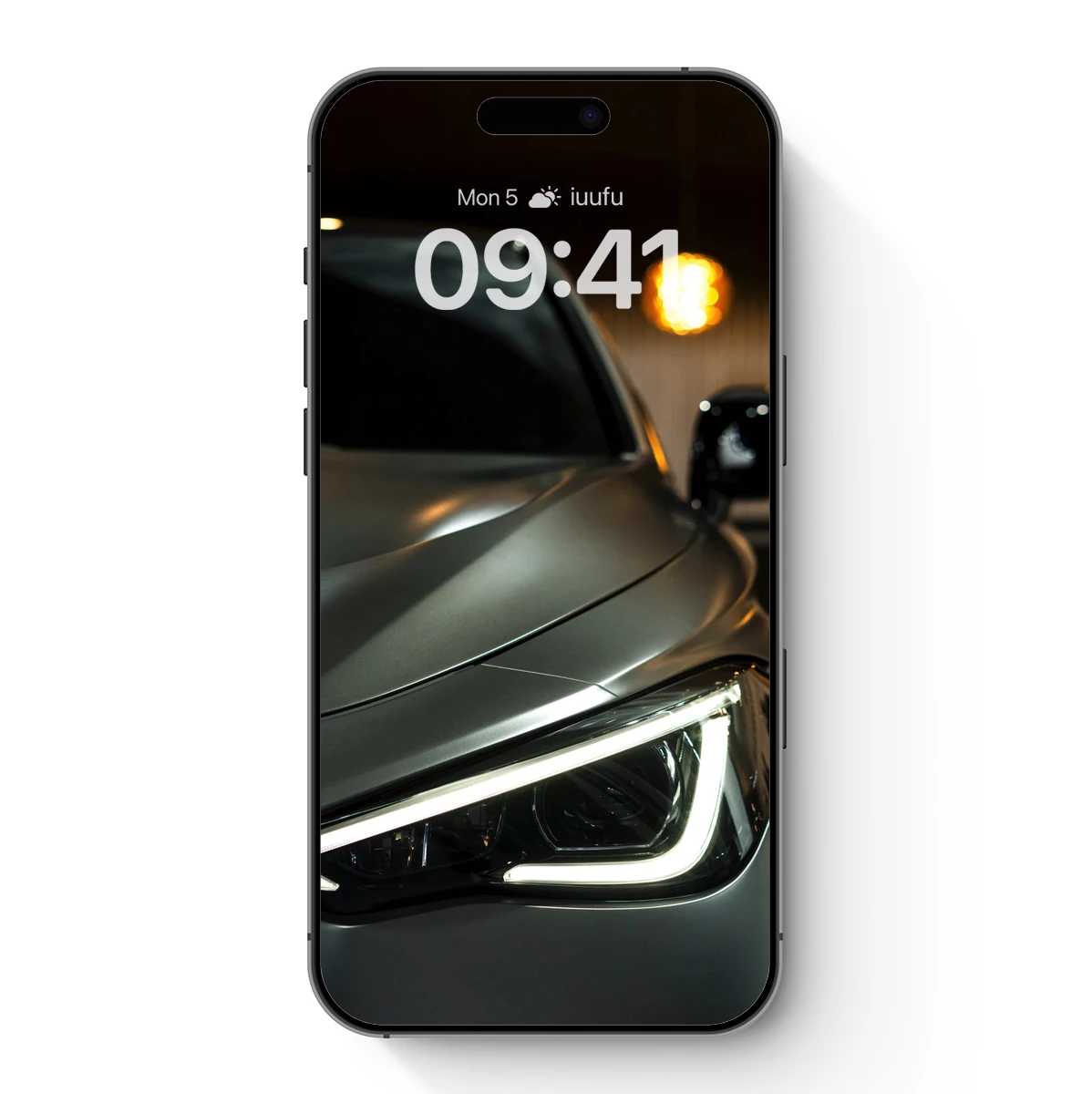 Elegant Automotive Glow: Futuristic Headlight Design