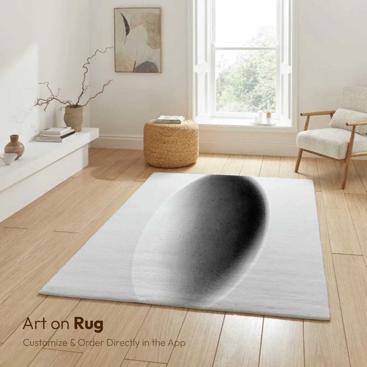 Eclipse of Solitude: Monochromatic Sphere in Void - Image 5