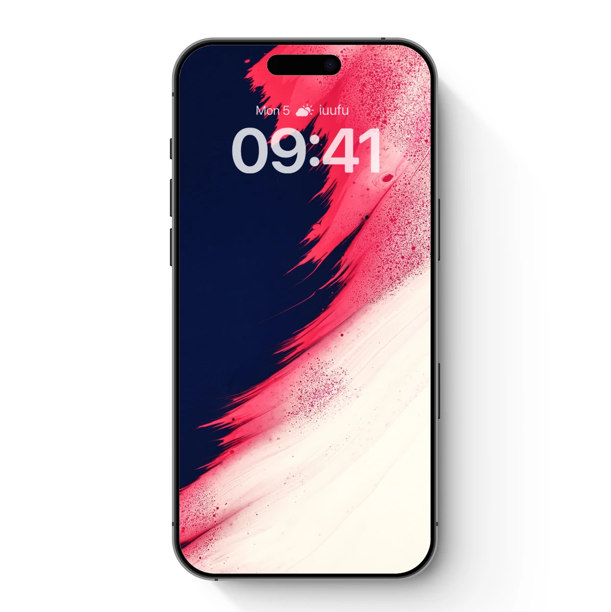 Crimson Tide: Abstract Brushstroke Elegance