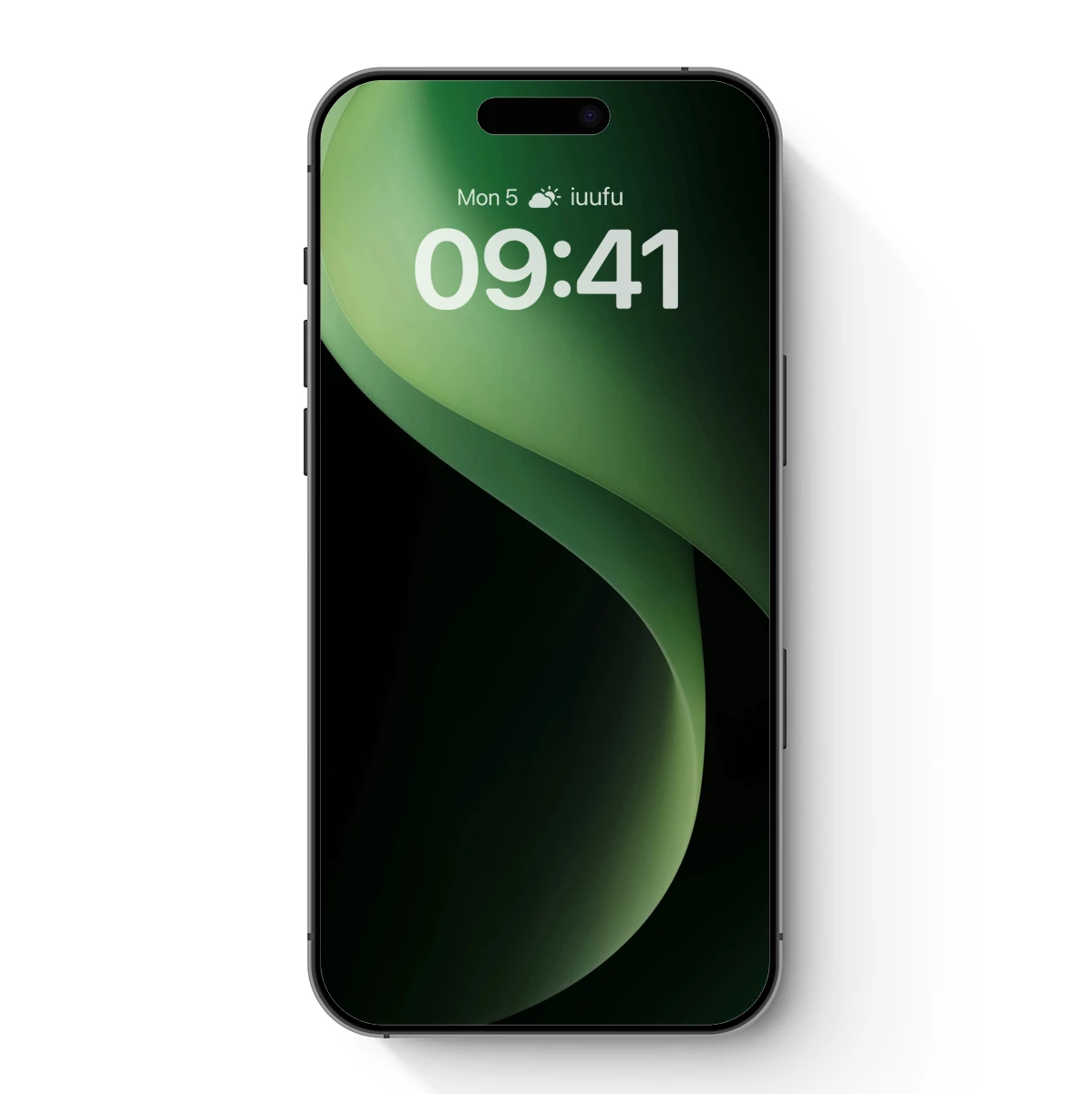 Ethereal Green Waves: A Digital Abstract Symphony