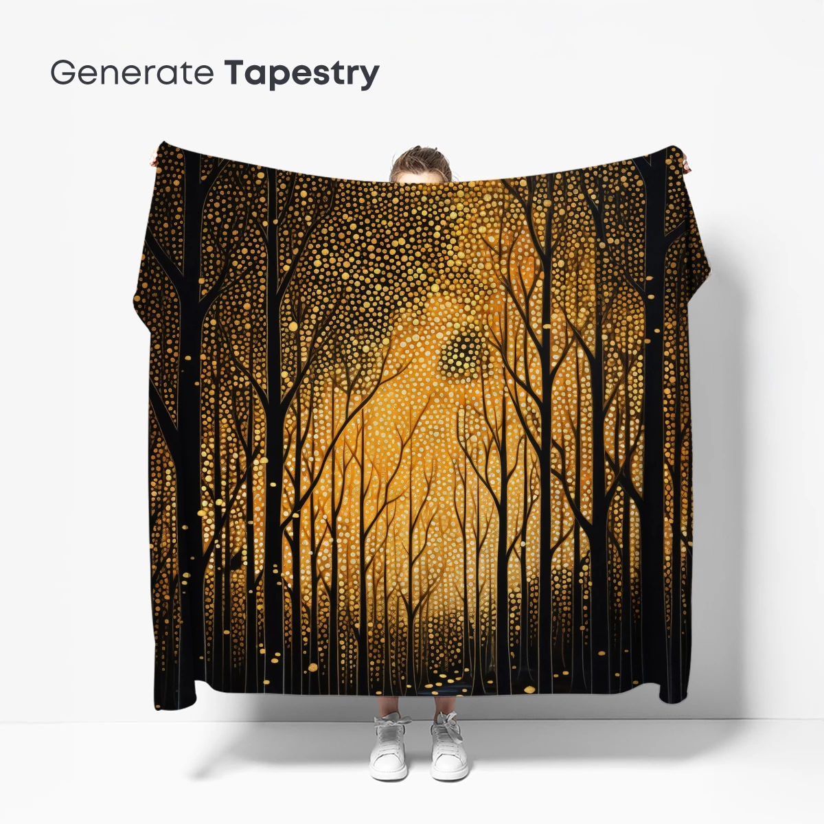 Golden Forest Whispers: A Luminous Pathway - Image 5