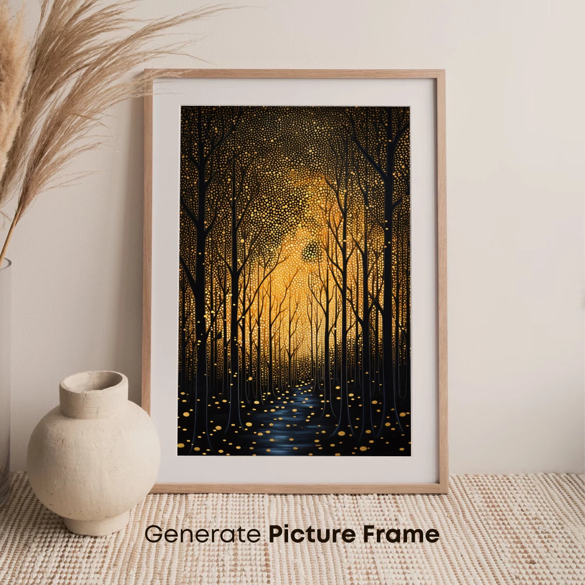 Golden Forest Whispers: A Luminous Pathway - Image 7