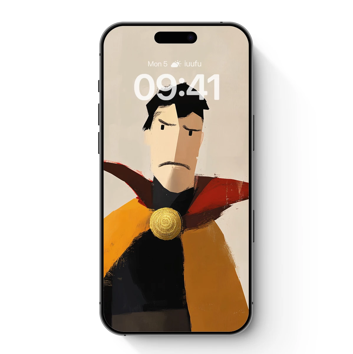 Bold Warrior in Abstract Armor