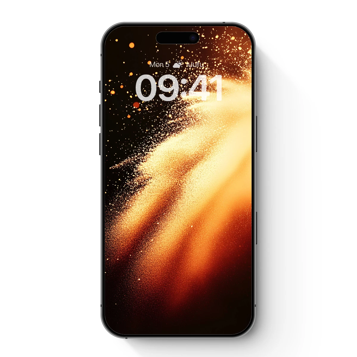 Golden Dust Symphony: Ethereal Particles in Motion