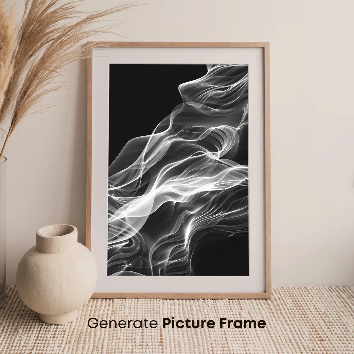 Ethereal Smoke Waves: Digital Abstract Flow - Image 7