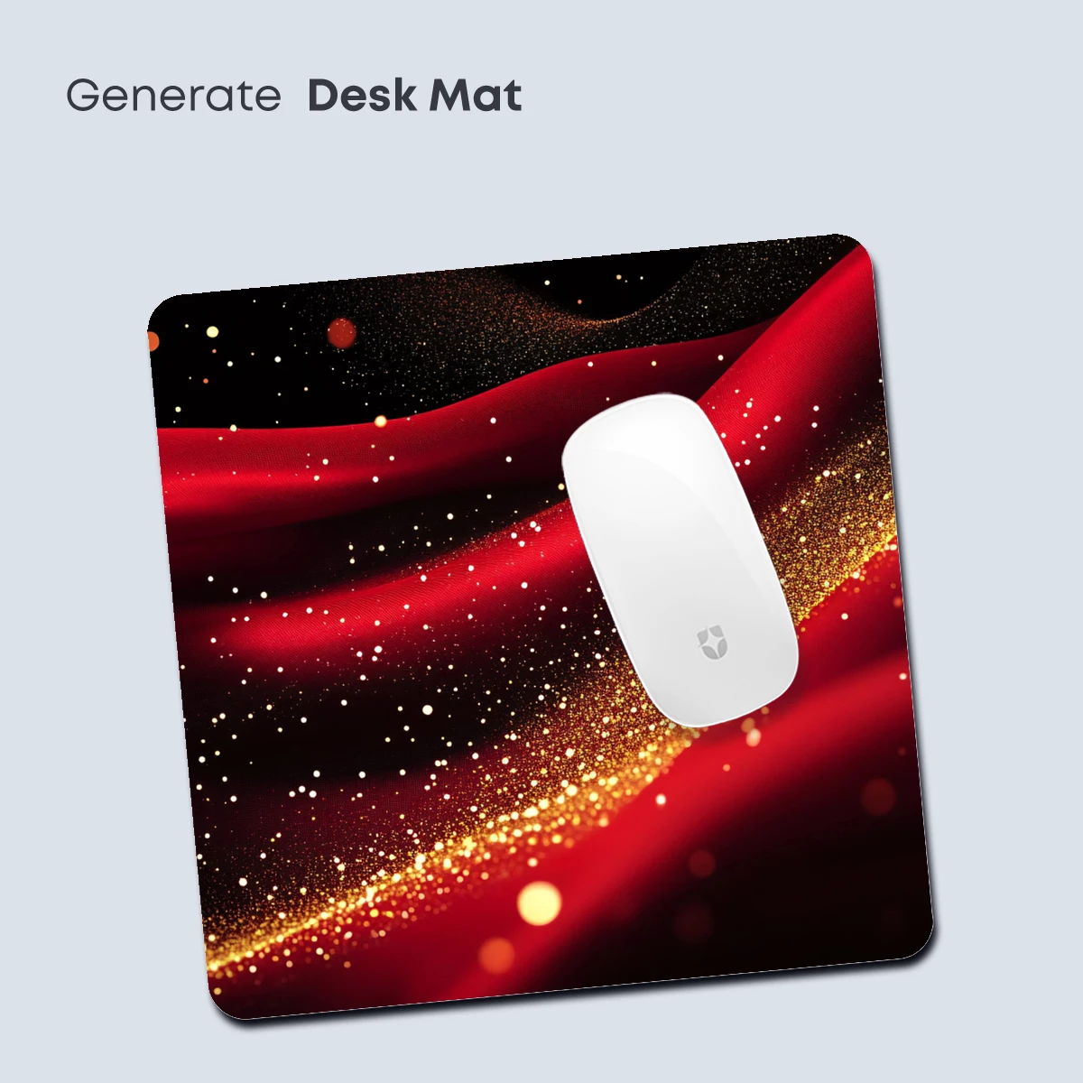 Elegant Red Silk with Golden Stardust - Image 4