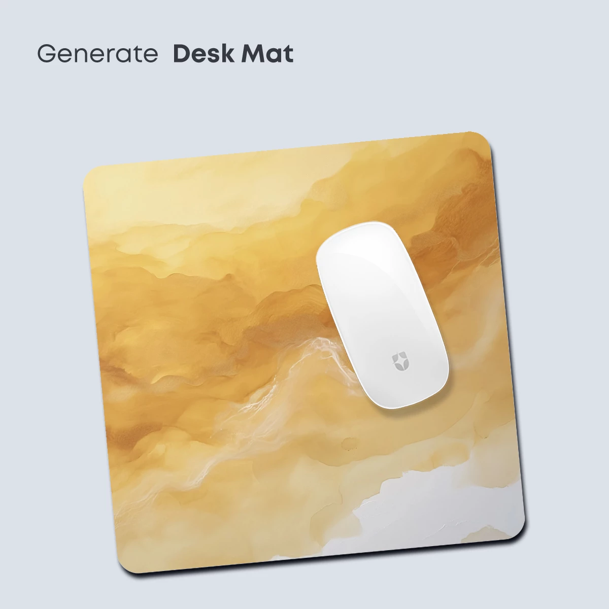 Golden Horizon: Abstract Fluidity in Warm Tones - Image 4