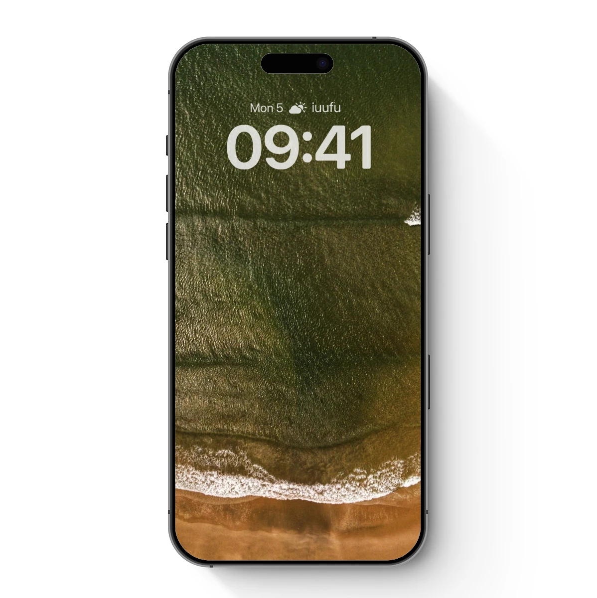 Aerial Serenity: Ocean Waves Meet Sandy Shores