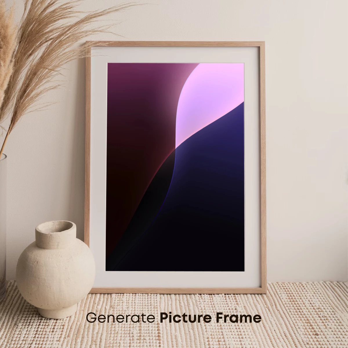 Eclipse of Serenity: Abstract Gradient Harmony - Image 7