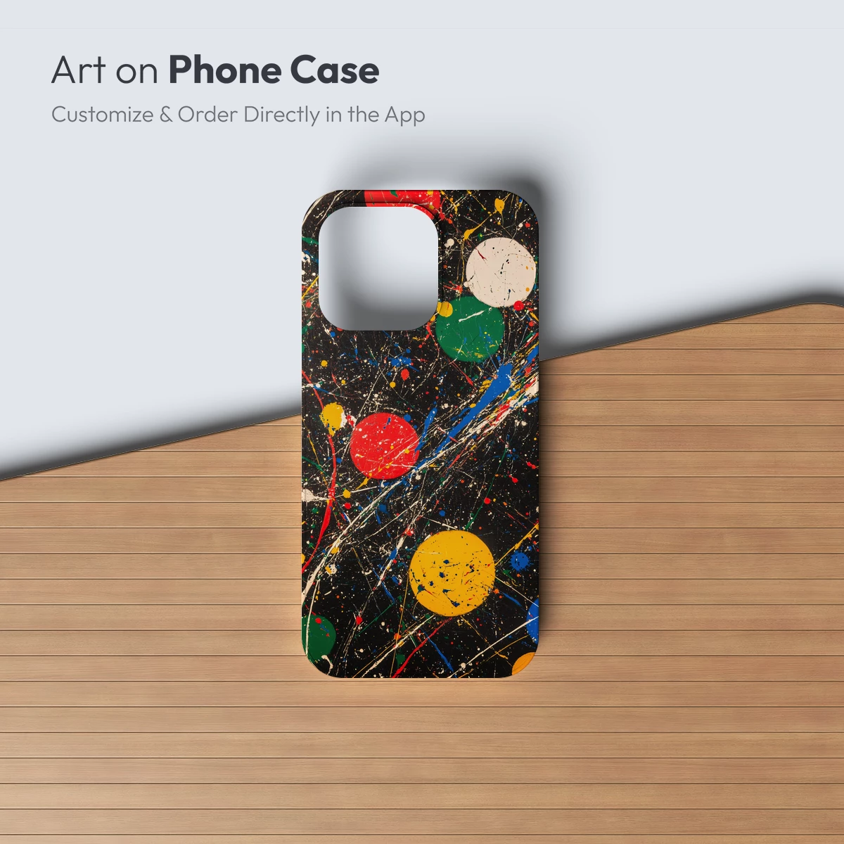 Abstract Splatter Circles: A Dynamic Canvas - Image 3