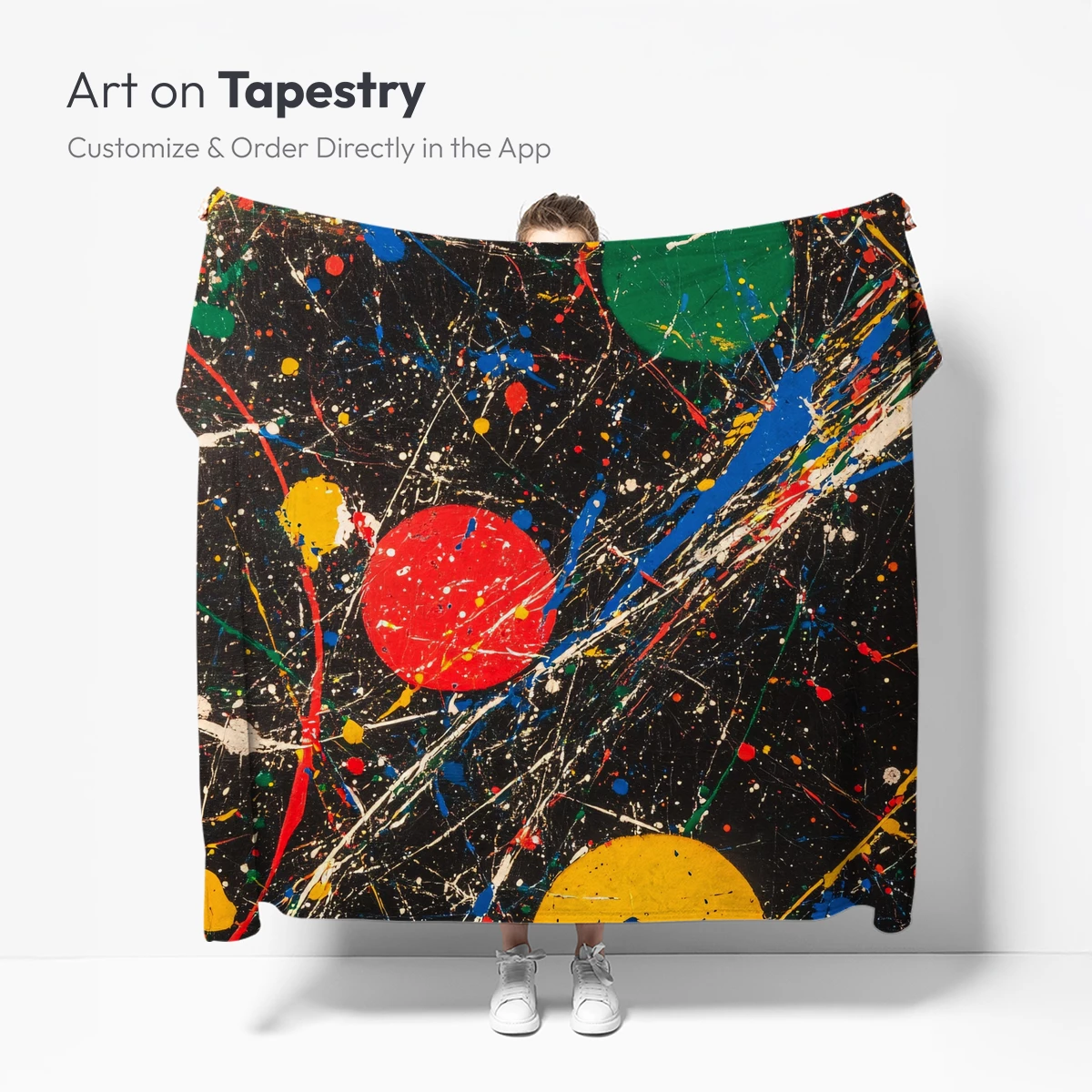 Abstract Splatter Circles: A Dynamic Canvas - Image 5