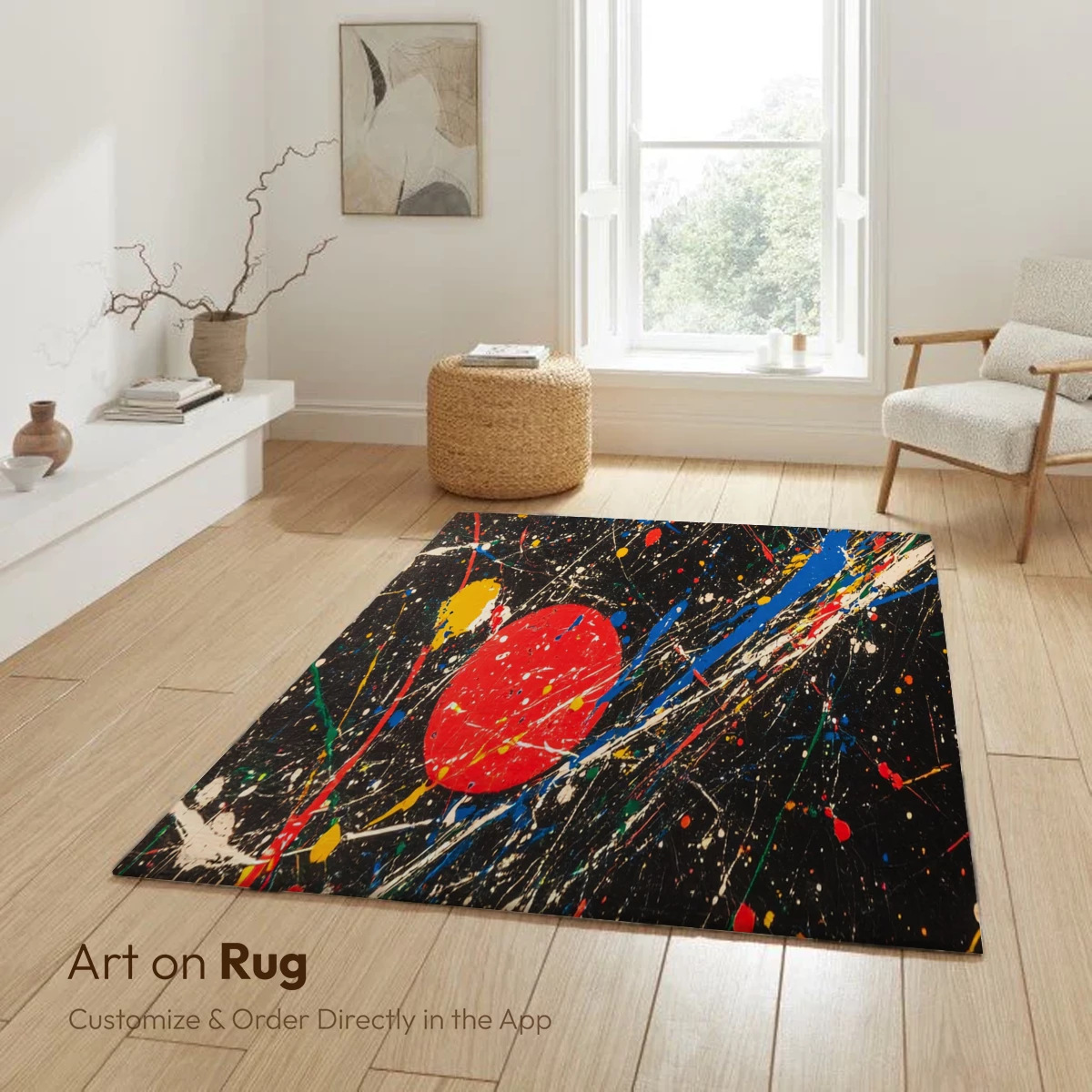 Abstract Splatter Circles: A Dynamic Canvas - Image 6