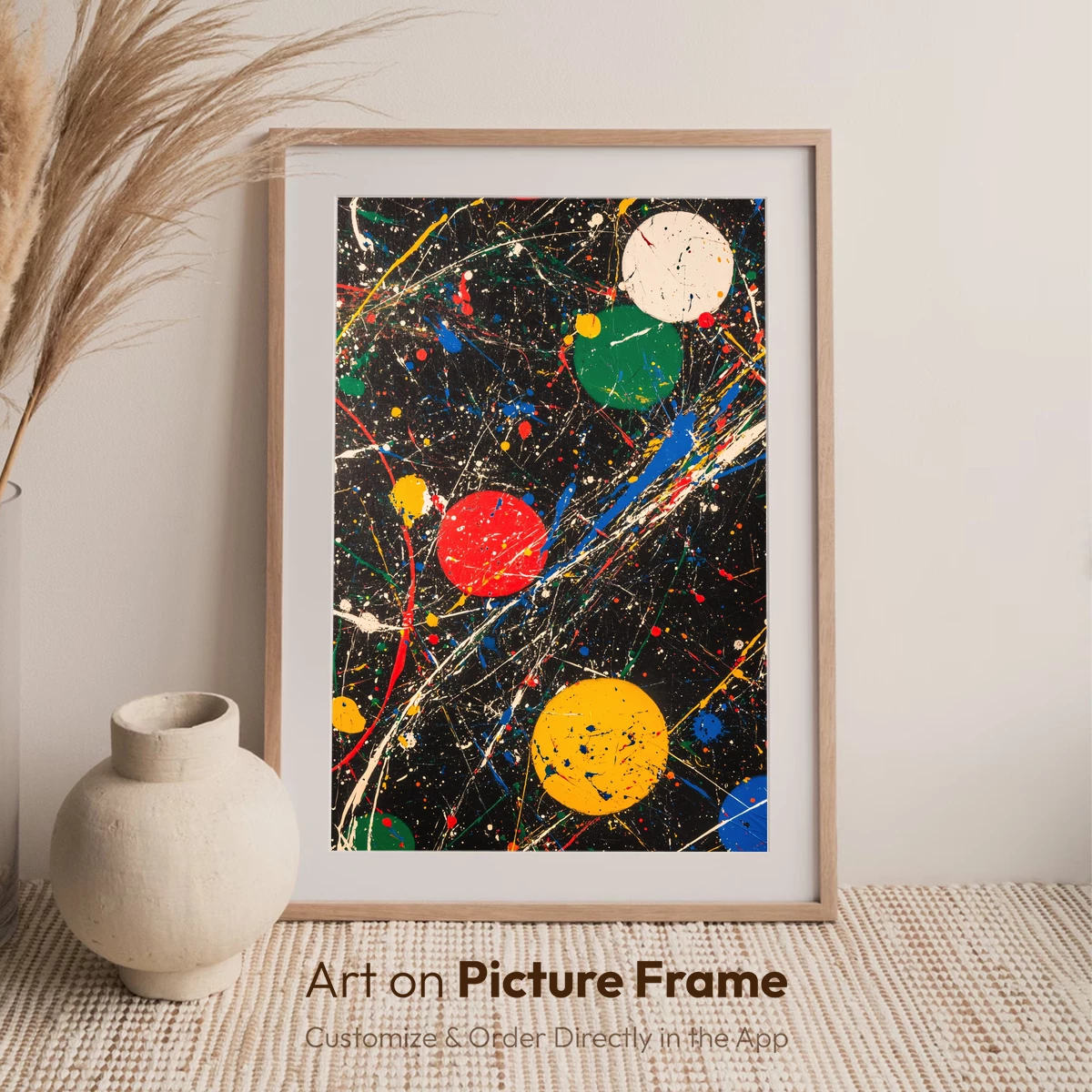 Abstract Splatter Circles: A Dynamic Canvas - Image 7
