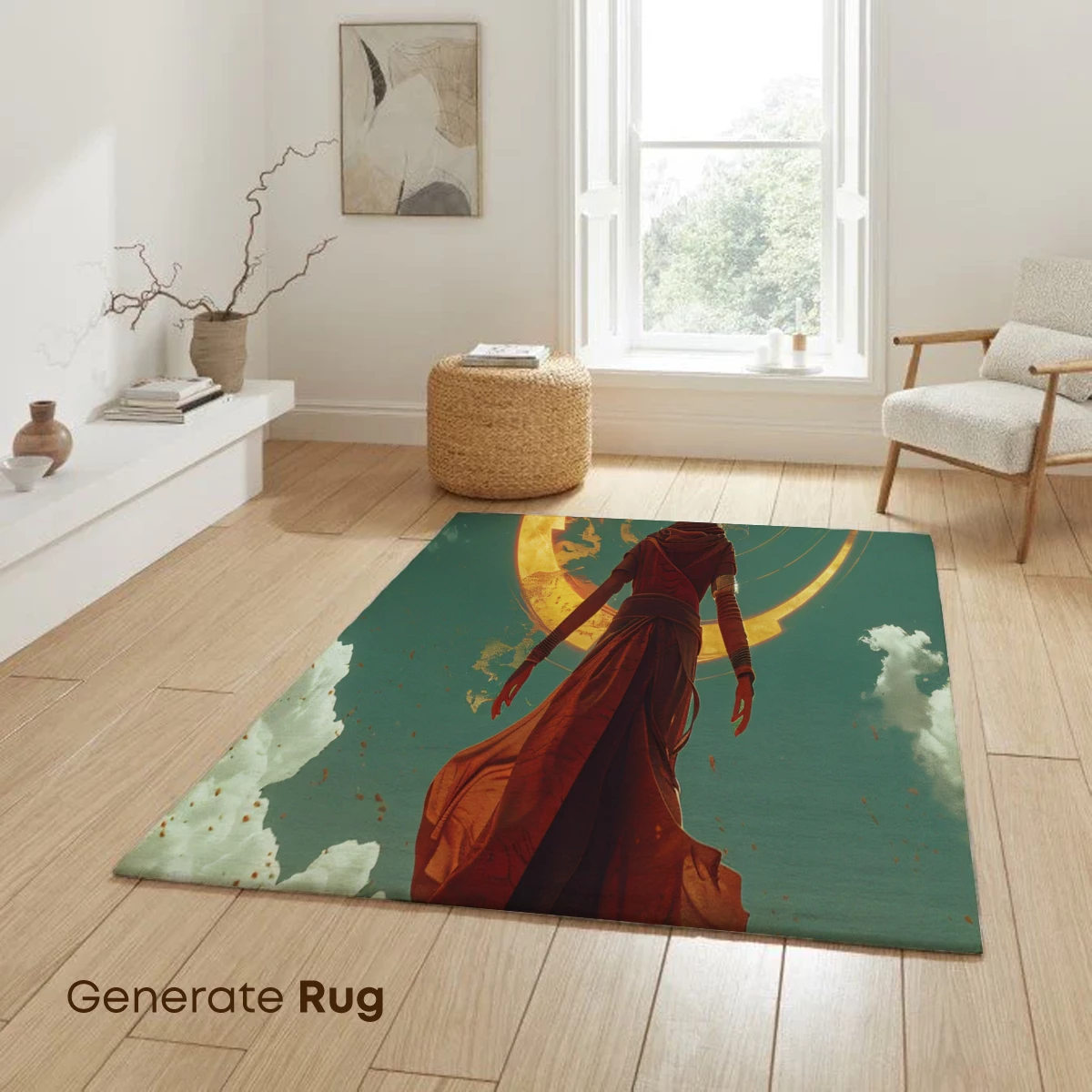 Ethereal Desert Levitation: Futuristic Wanderer - Image 6