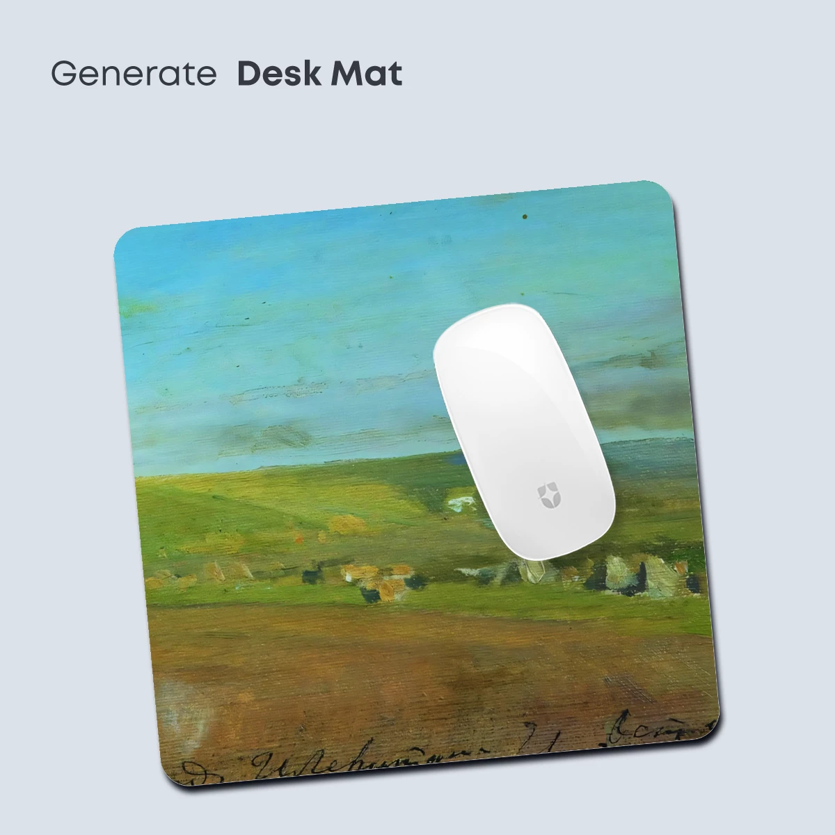 Impressionist Landscape: Rolling Hills and Serene Skies - Image 4