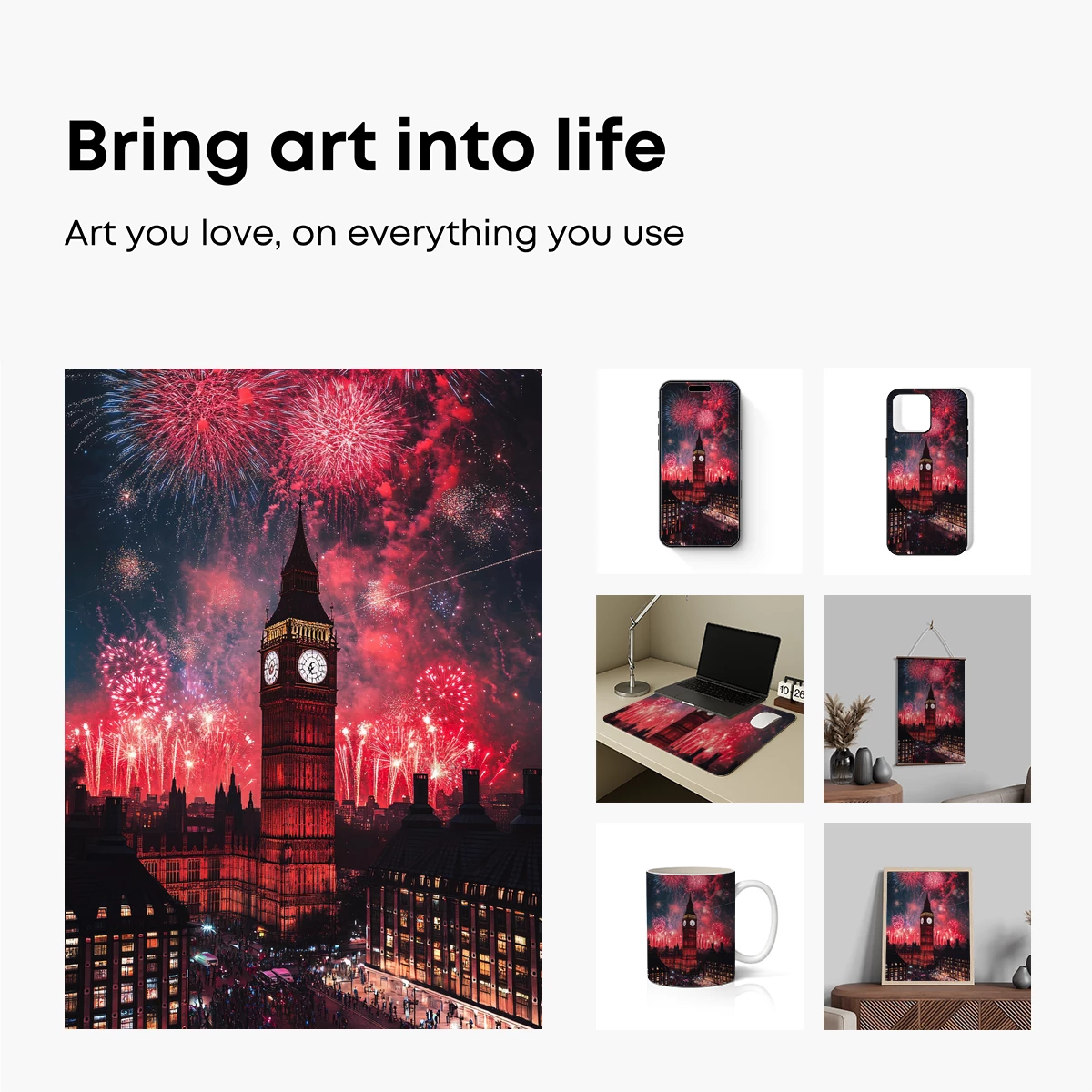 Big Ben's Firework Symphony