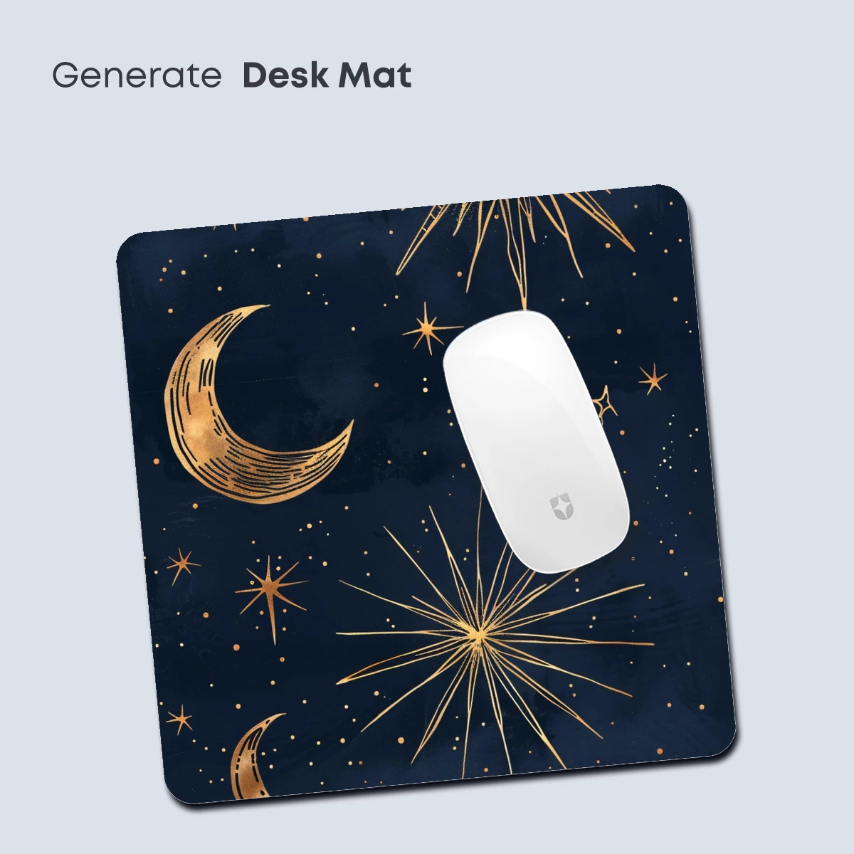 Golden Celestial Symphony: Moon, Sun, and Stars - Image 4