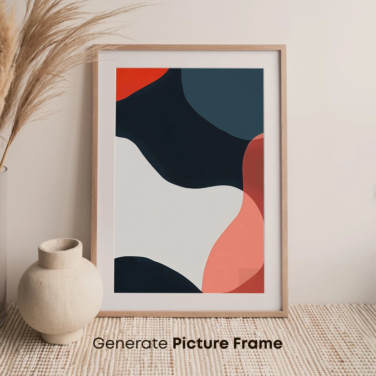 Abstract Fusion: Bold Shapes in Harmony - Image 7