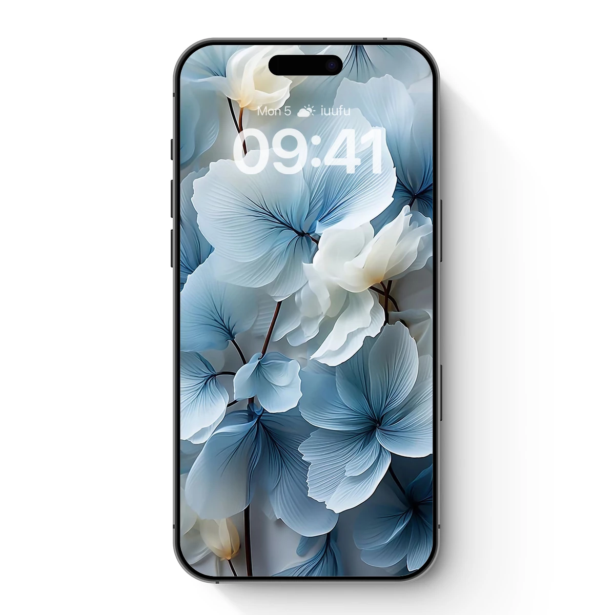 Ethereal Blue Blossoms: A Symphony of Petals