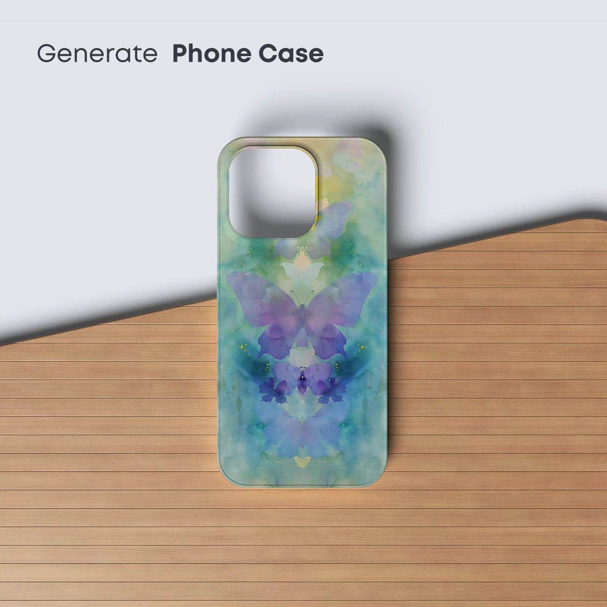 Butterfly Symmetry in Watercolor Harmony - Image 3