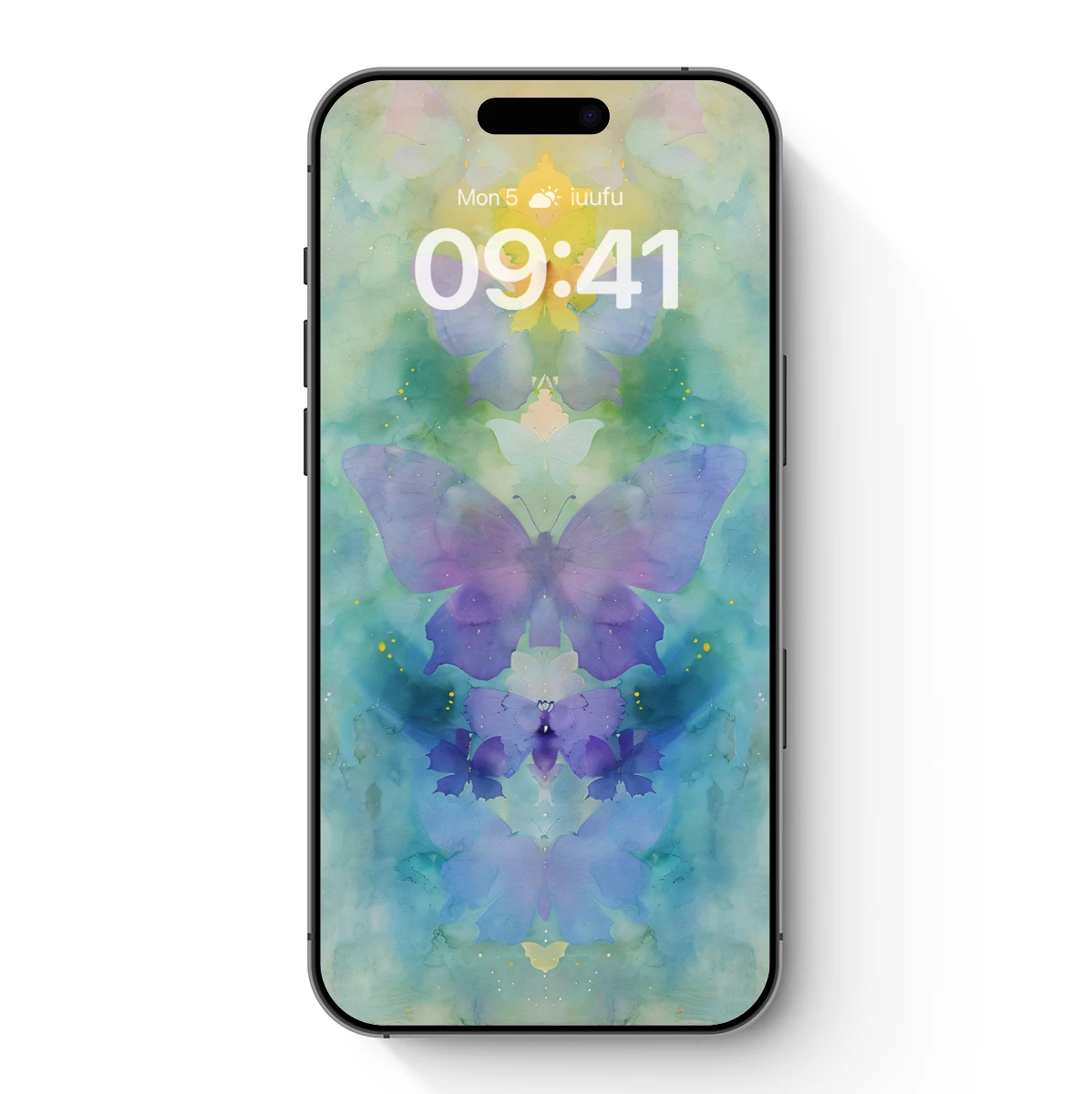 Butterfly Symmetry in Watercolor Harmony