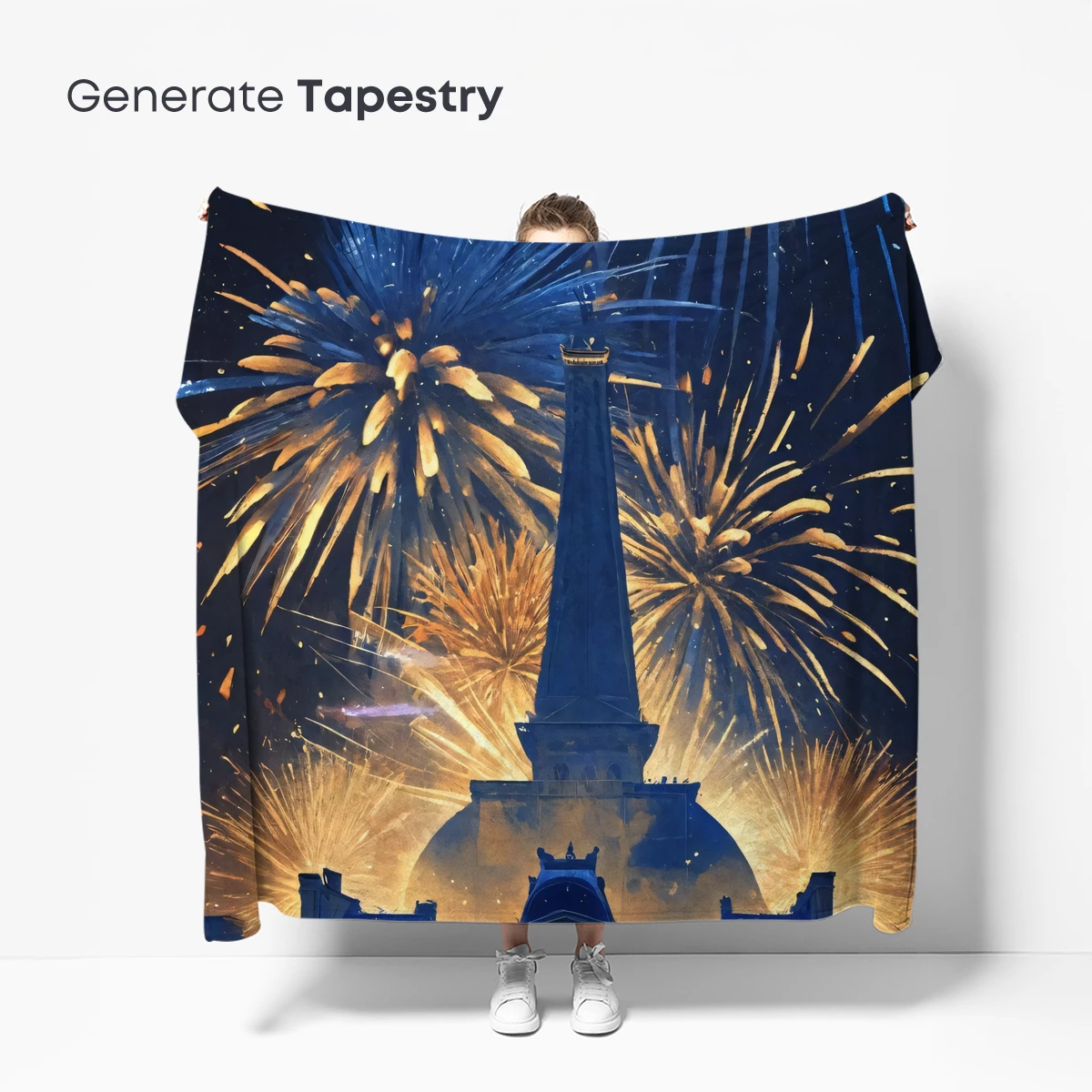 Eiffel Tower Under a Firework Symphony - Image 5