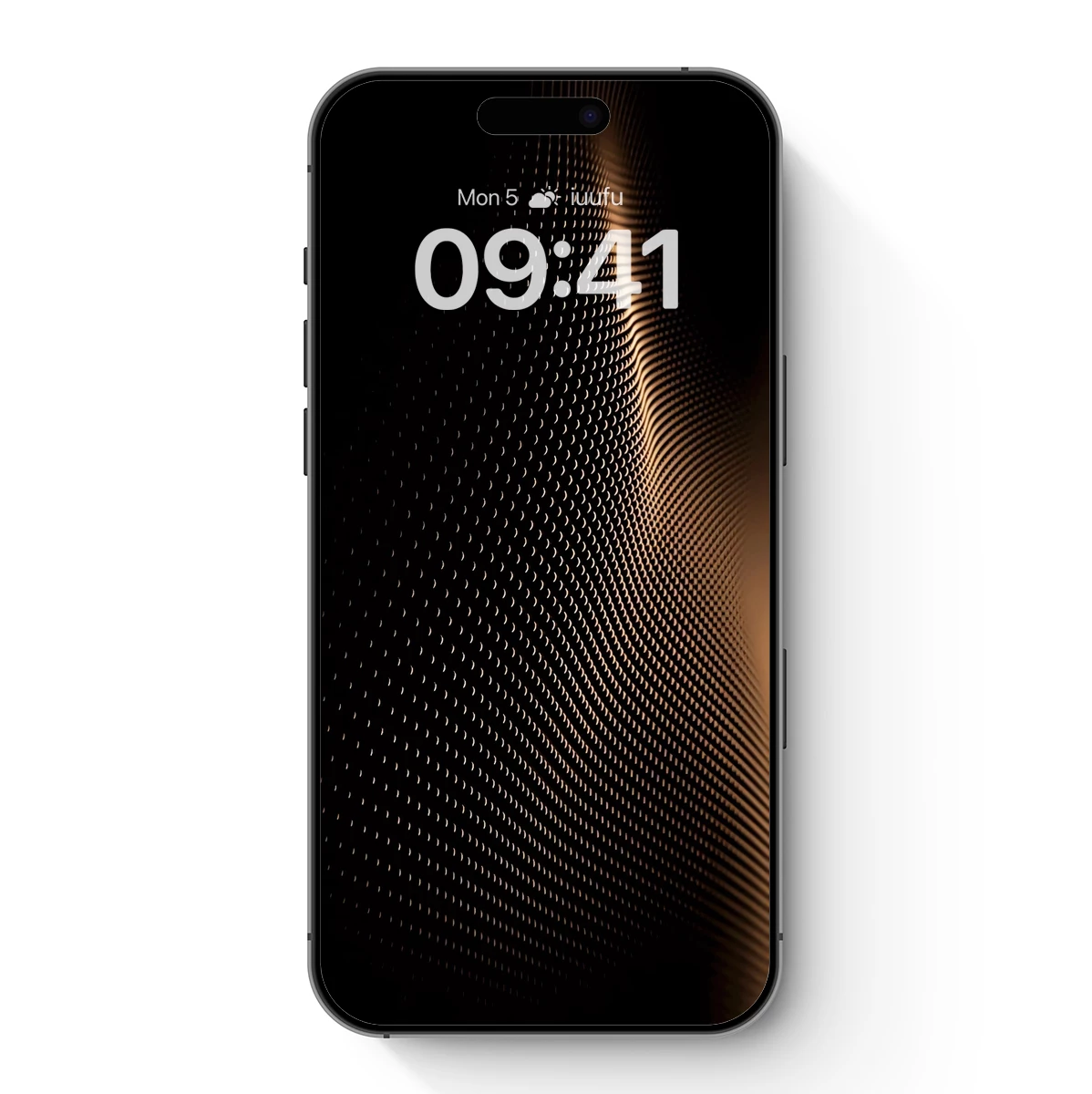 Golden Wave Illusion: Digital Artistry in Motion