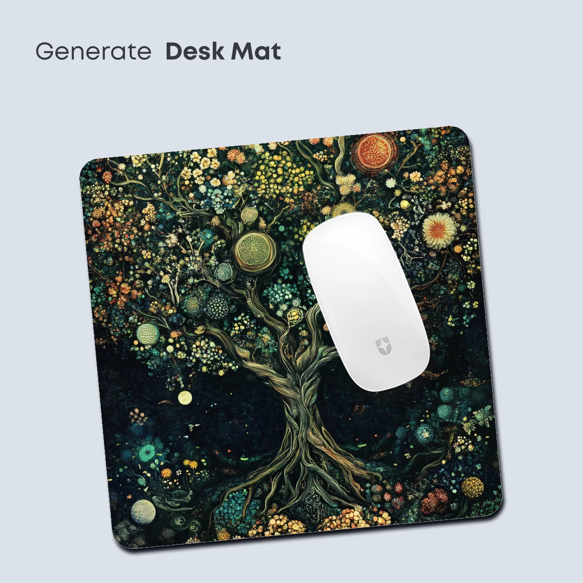 Enchanted Tree of Life: Mystical Floral Fantasy - Image 4