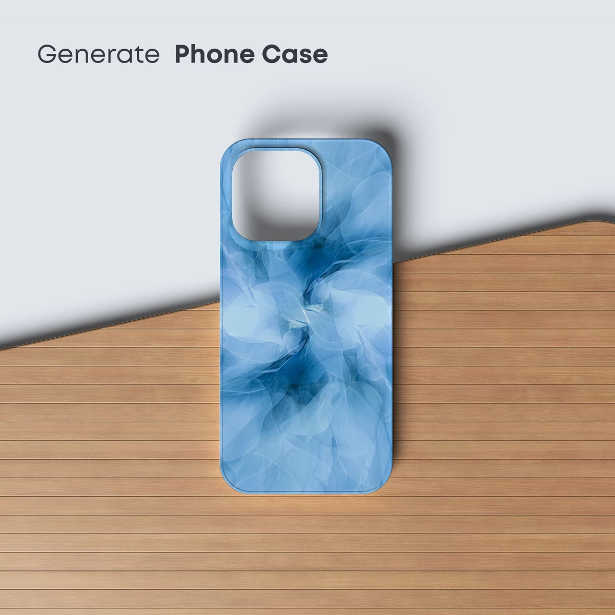 Ethereal Blue Whispers: Abstract Fluidity - Image 3