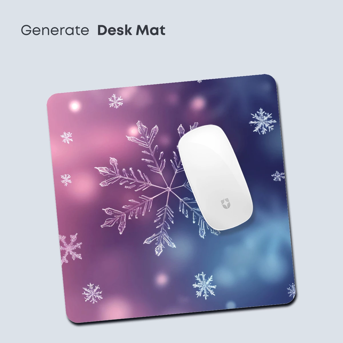 Frosty Symphony: Snowflakes in Pastel Harmony - Image 4